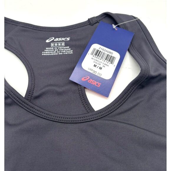 ASICS Women's Circuit 2 Sports Bra, Style # 2162A080, Steel Gray - Picture 6 of 10